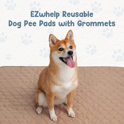 Washable Waterproof Dog Pee Pads - Reusable, 47 x 47 Inches