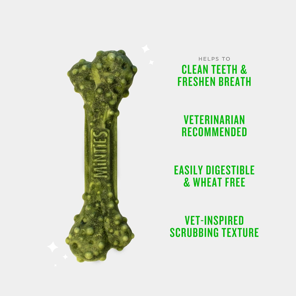 Mint Dental Chews for Dogs, Medium Breeds 25-50 Lbs, 17 Count